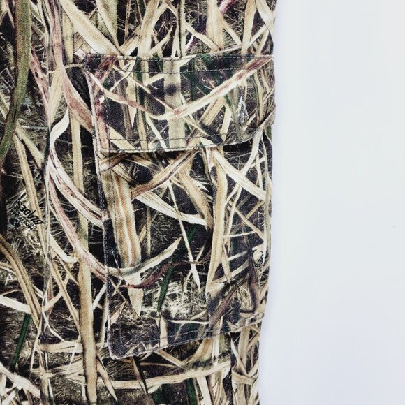 Mossy Oak Mens Camouflage cargo Pants 32X34 Outdoor Hunting Apparel - Picture 6 of 13